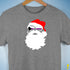 Santa’s Demisexual Pride Flag Shades Premium Unisex T-Shirt - Grey Heather